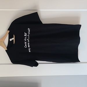 Chandler bing tshirt large black